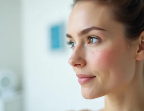 Temporary Reduction of Facial Hair Growth After Erbium Laser Resurfacing: